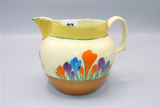 Clarice Cliff cream jug